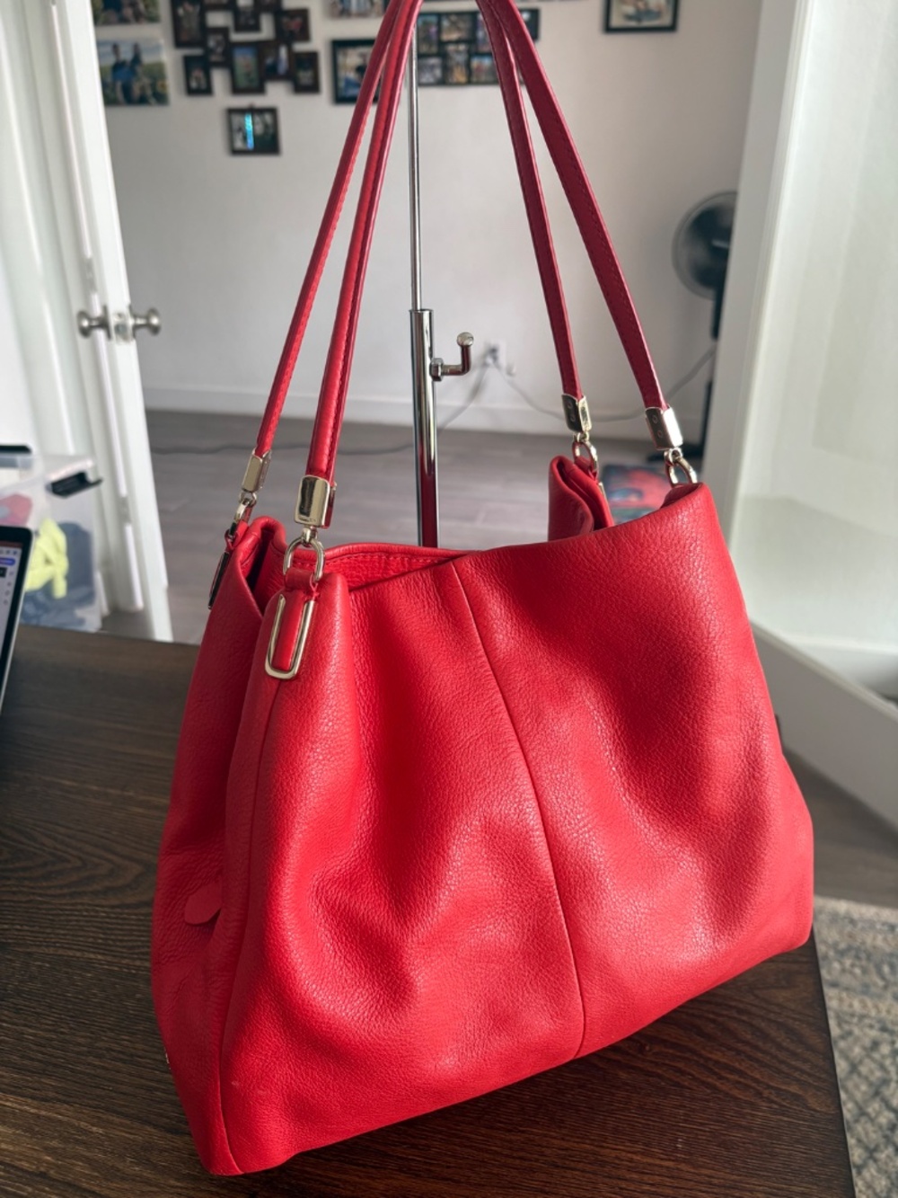 Coach Madison Phoebe Color Cardinal Red - Picture 2 of 8